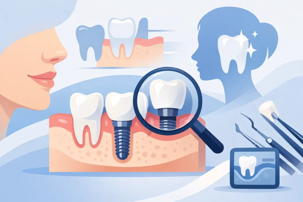 Implante dentário na área estética: o que avaliar